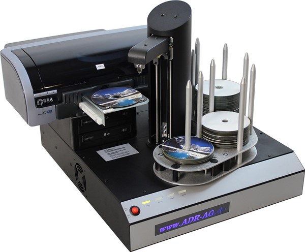 CD- Roboter mit Inkjet-Drucker